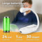 Nuvance - Leeslampje - Klemlampje met 3 standen - USB-C - Wit