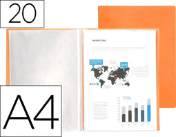 Liderpapel EC68, Project folder, A4, Oranje, 310 mm, 230 mm, 5 mm