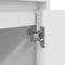 vidaXL - Nachtkastje - met - LED-verlichting - 38x34x50 - cm - wit