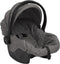 vidaXL - Kinderwagen - 3-in-1 - staal - lichtgrijs