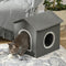 PawHut Katzenhaus mit weichem Kissen D30-630V00