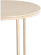 Light & Living Sadar - Bijzettafel set - Ø52x46cm + Ø50x40cm - Bruin (2 stuks)