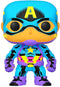 Funko Marvel - POP! Figuur - Black Light Captain America 9 cm - Multicolours
