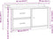 vidaXL - Gangbankje - SANDNES - 87x40x50 - cm - massief - grenenhout