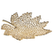 Beliani PEMALI - Decoratieve borden - Goud - Aluminium