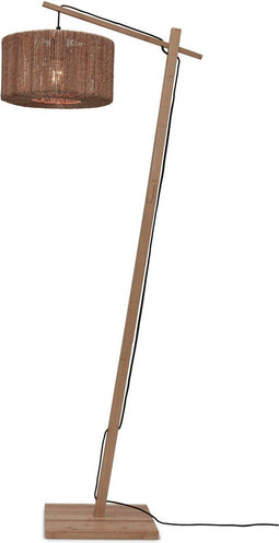 GOOD&MOJO Vloerlamp Iguazu - Bamboe/Jute - 57x31x150cm - - Staande lampen voor Woonkamer - Slaapkamer