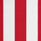 vidaXL - Vervangingsdoek - voor - luifel - gestreept - 6x3,5 - m - rood - en - wit