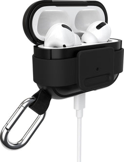 Speck Presidio Clickflip Hoesje Hoesje - Geschikt voor Apple AirPods Pro 1 - Gsm case - Zwart