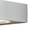 Konstsmide Teramo - Wandlamp schijf flush - 230V - E27 - grijs