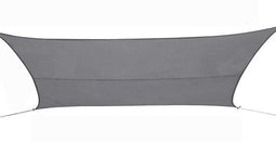 Hortensus - Vierkante Schaduwdoek - UV-Beschermend - Grijs - 5x5 m