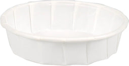 Cup - Portiecup - Papier - 25ml - 1oz - 14mm - wit - sleeve met 250 stuks