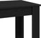 vidaXL - Bartafel - Zwart - Eiken - 102x50x103,5 - cm - Gelaagd - Hout
