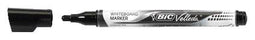 Whiteboardmarker Bic Velleda 1,5mm Rond Zwart Doos � 12 Stuks