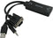 VGA + 3,5mm Jack naar HDMI adapter met HDCP / zwart - 0,15 meter
