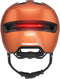 Abus Hud-Y Ace - Fietshelm - Oplaadbare achter-led - Goldfish Orange