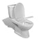 vidaXL - Toilet - met - stortbak - wit