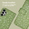 iMoshion Hoesje Geschikt voor Samsung Galaxy A32 (5G) Hoesje Met Pasjeshouder - iMoshion Design Bookcase smartphone - Groen / Green Flowers