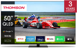 Thomson 50QG7C14 - Ultra HD LCD TV - 50" 4K 144Hz Dolby Vision Google TV - Zwart