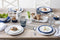 Jackies Bay Blauw - wit - Jackies Bay Ovenschaal 26,5 cm Rond