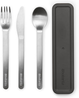 Brabantia Make & Take Bestekset - 3-delig - Dark Grey