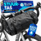 Nextcover Bikepacking Stuurtas AquaShield - Waterdicht 10L - Zwart