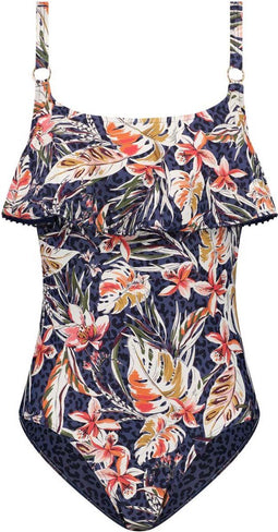 CYELL Botanic Beauty - Badpak met beugel - Maat 90D - Dierenprint Donkerblauw