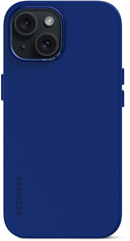 Decoded D24IPO15PLBCS9GB - Silicone Back Cover - Schokbestendig - Blauw