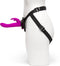 Happy Rabbit - Vibrating Strap-On Harness Set Paars
