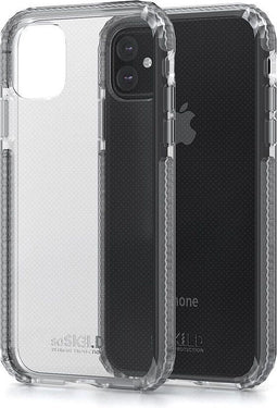 SoSkild iPhone 11 Pro Max Defend Heavy Impact Case Transparent and Tempered Glass