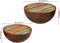 vidaXL - Salontafels - 2 - st - rond - massief - gerecycled - hout