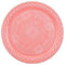 Z Metalen Deco Bord - Relief 42Cm - Pink