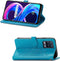 iMoshion Hoesje Geschikt voor Realme 8 Pro / Realme 8 Hoesje Met Pasjeshouder - iMoshion Mandala Bookcase - Turquoise
