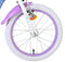 Frozen II - Kinderfiets 16 inch - 2 handremmen zijsteunen reflectoren verstelbaar stuur/zadel stuurmand - Blauw
