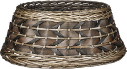House of Seasons Lorens - Kerstboommand - H21 x Ø50 cm - Donkerbruin