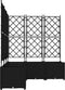 vidaXL - Tuinplanter - met - Trellis - 5 - stuks - Zwart - 120x120x143 - cm