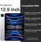 Tablet Hoes Geschikt voor Ipad Pro 2018-2022 - 12.9 - Met Penhouder - Lila