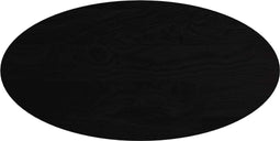 vidaXL - Tafelblad - 120x60x4 - cm - ovaal - massief - eikenhout - donkerbruin