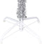 vidaXL - Kunstkerstboom - met - verlichting - en - kerstballen - 150 - cm - PET - zilver