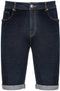 Milanoro - Heren jeansshort - Comfortabele stretch - Zwartblauw - XXL