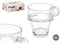 Kopp Vivalto Z908-4/BHA6 Transparant Glas 90 ml (6 Stuks)