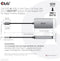 Club 3D CAC-1510-A - USB3.2 Gen1 Type-C naar Dual Link DVI-D Adapter - HDCP OFF - Grijs