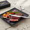 HI NATURE™ Steakmessen - Messenset RVS - 4x Vaatwasserbestendig 22cm - Zilver (4 stuks)