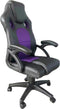 Bureaustoel Junior kinderen - gamestoel - racing gaming stijl - zwart paars