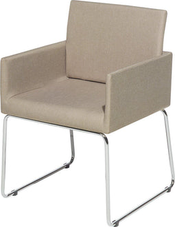 Set van 2 eetkamerstoelen GOMEZ Beige