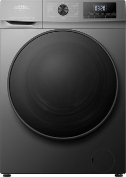 Everglades EVWM91402AG - Wasmachine - 9KG - A Klasse - Stoomfuncties - Koolborstelloze Motor - Titanium Grijs - 5 Jaar Garantie