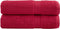 vidaXL - Badhanddoeken - SOLUND - 2 - st - 600 - g/m² - 70x140 - cm - rood