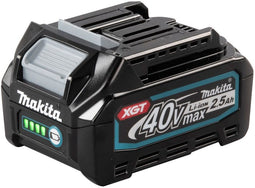 Makita 191B36-3 - Accu XGT 40 V Max 2,5 Ah - LED indicator - Spatwaterbestendig
