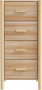 vidaXL - Hoge - kast - 42x38x90 - cm - bewerkt - hout