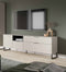 Furnilux Noida Lowboard - TV meubel - Praktische indeling - Zwart - 41x185x64cm