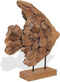 vidaXL Vissenbeeld 40x12x57 cm teakhout